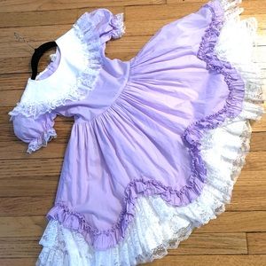 Lilac Vintage Full Pageant or Christmas dress